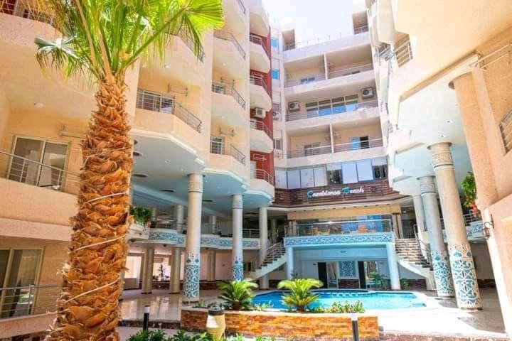 후르가다 Casablanca Beach For Families And Couples Only 아파트 호텔 외부 사진