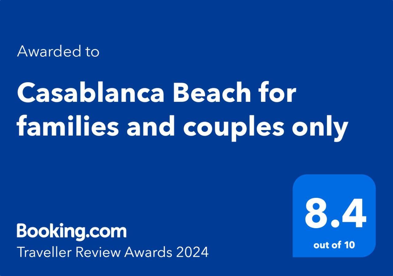 후르가다 Casablanca Beach For Families And Couples Only 아파트 호텔 외부 사진